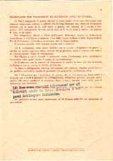 Croce Rossa  Circolare N&deg; 20 Norme per la corrispondenza prigionieri e internati