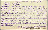 Cartolina circolare retro