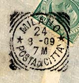 annullo manuale posta citt&agrave;