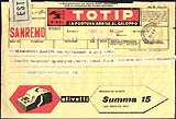1951Telegramma con pubblicit&agrave;  