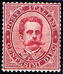 Francobolli Umberto  serie  vecchia