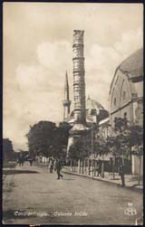 Cartolina  illustrata di Costantinopoli