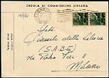 Cedola di commissione libraria  1947