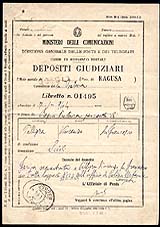 Libretto di deposito giudiziario 