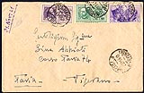 1941 Lettera espresso affrancata per posta pneumatica 