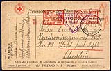 1917 Cartolina prigionieri di guerra 