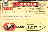 1951Telegramma con pubblicità  